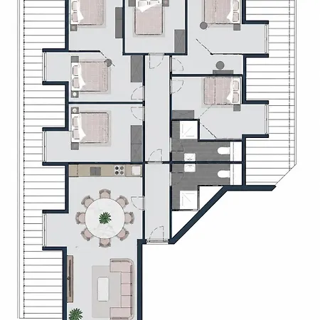 Apartament Large With 5 Bedrooms Near Munich